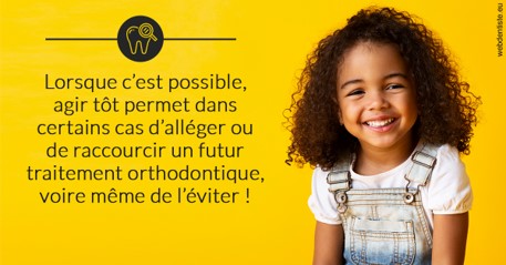https://www.cabinetdentaireducentre.fr/L'orthodontie précoce 2