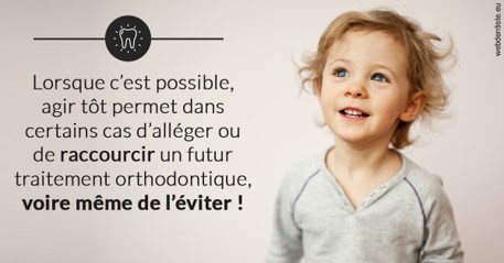 https://www.cabinetdentaireducentre.fr/L'orthodontie précoce